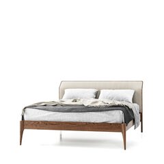 BORDO кровать двуспальная с мягким изголовьем